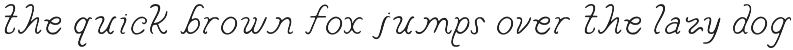 Isla Italic Font from By Hand font preview