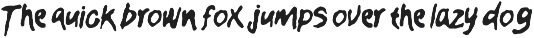 GUMPS OVER — Raw Imperfect Font preview