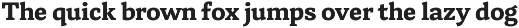 Herald News — Editorial Font preview