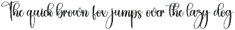 Personal | Script Font preview