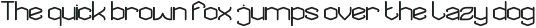 The Messenger font preview