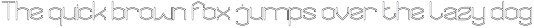 The Messenger font preview