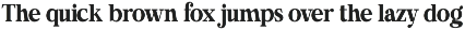Calgine Serif preview