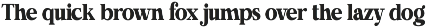 Calgine Serif preview