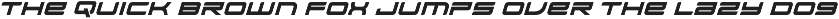 AeroX - Slanted Display Typeface preview