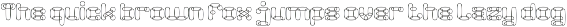 Perfect Cloud font preview
