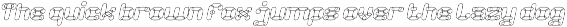 Perfect Cloud font preview