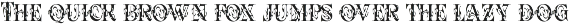 Black Roserip Chrome Gothic Typeface font preview