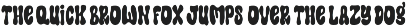 Very Wavy Playful Chunky Font font preview