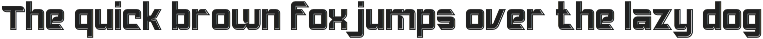 REJECT SPACES - SCI-FI FONT preview