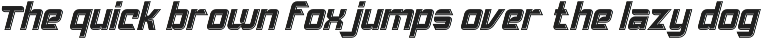 REJECT SPACES - SCI-FI FONT preview