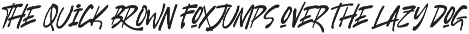 Bulgeto Eastern Display Brush Font preview