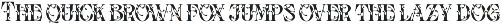 Tribal Hole Typeface font preview