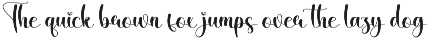 Grading | Script Font preview