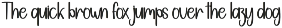 Winter Monday | Script Font preview