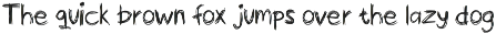Human Scratch Fonts font preview