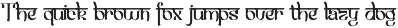 Pushkar Sands - India Inspired Type font preview