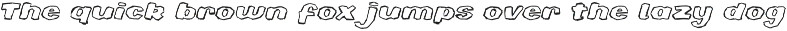 Victory Lane: A Racing Brush Font preview