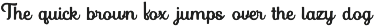 Vintessia font preview