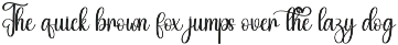 Caption | Script Font preview