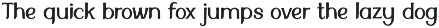 Fancy cursive font preview