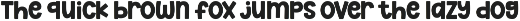Calm Sunday - Playful Display Font preview