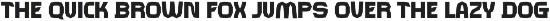 Baqer – Raw Geometry Display Font preview