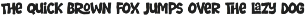 THRILL font preview