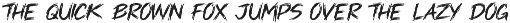 Banly Thecs Urban Brush Font preview