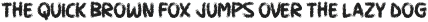 Noise Stroke Typeface preview