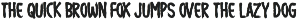 Hero Blade Typeface preview