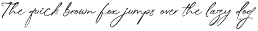 Roselife font preview