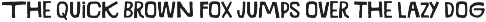 Morning Chaos - Quirky Typeface font preview