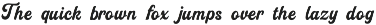 Vintage script preview
