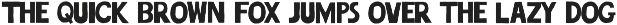 Peace Block Hand Made Bold Font preview