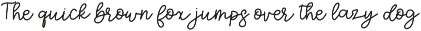 Highgrove Script preview