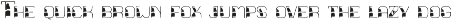 Glitch Grid font preview