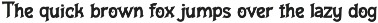 Melt font preview