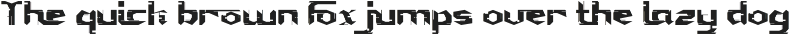 Machine Process - Glitch Font preview