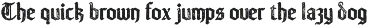 CS Aither Stamp font preview