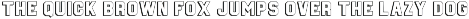 Sports Outline - Display Font preview