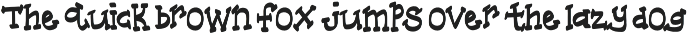 Sally, a handmade serif displayfont font preview