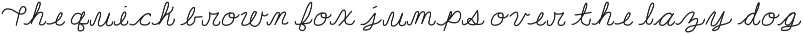 Cursive Practice a Hand-drawn Font preview