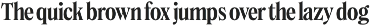 Dickens - Movie Title Serif preview
