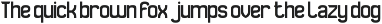 Playing Momentum font preview