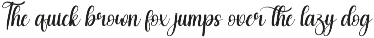 Blushing | Script Font preview