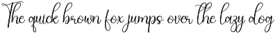 Reading | Script Font preview