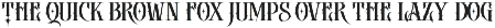 Stranger - Gothic Serif Font preview