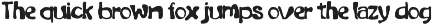 Blurink font preview