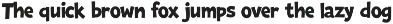 Durian Montong - Food Font preview